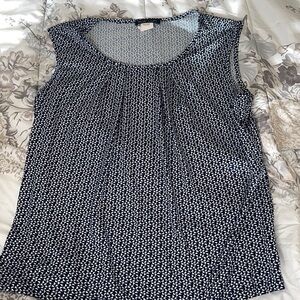 Mandy Evans Medium Blue & White